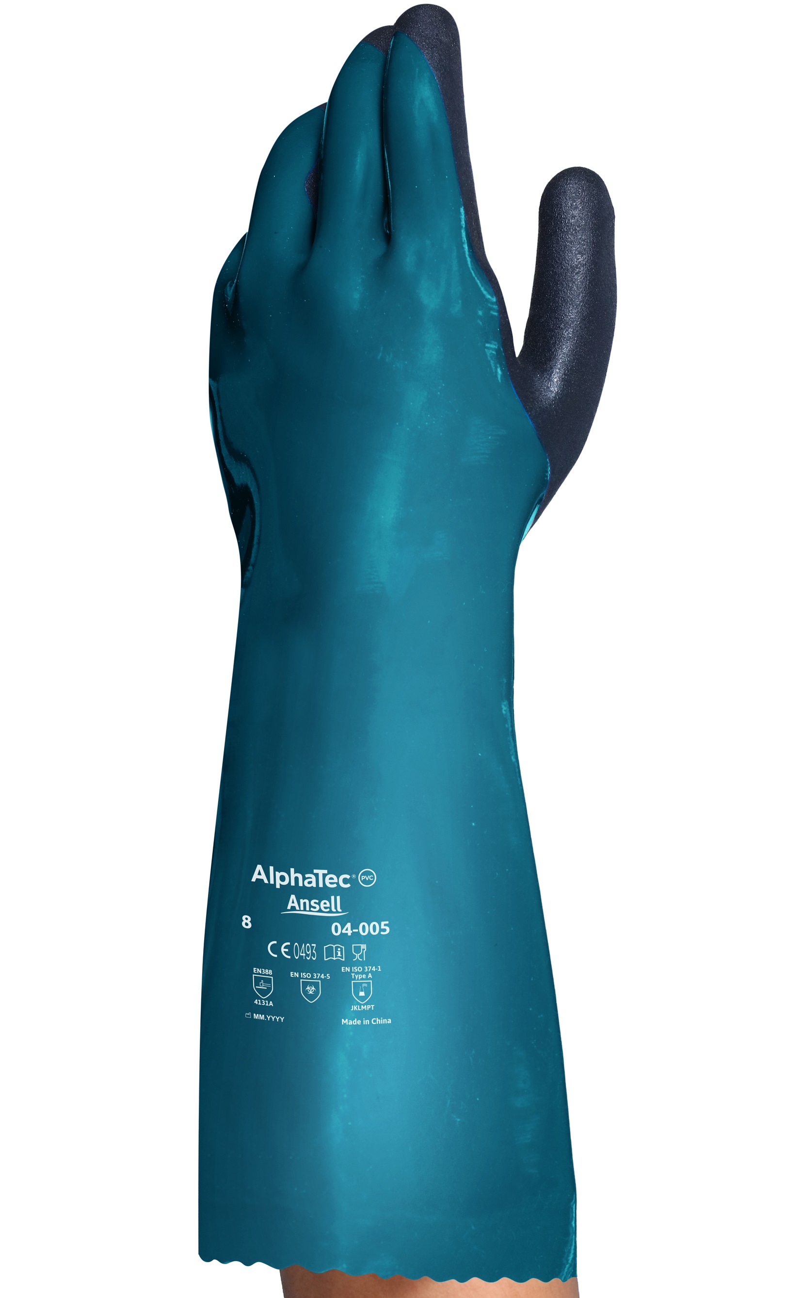 04-005 Ansell AlphaTec 04-005 PVC-Nitril-Chemikalienschutzhandschuhe