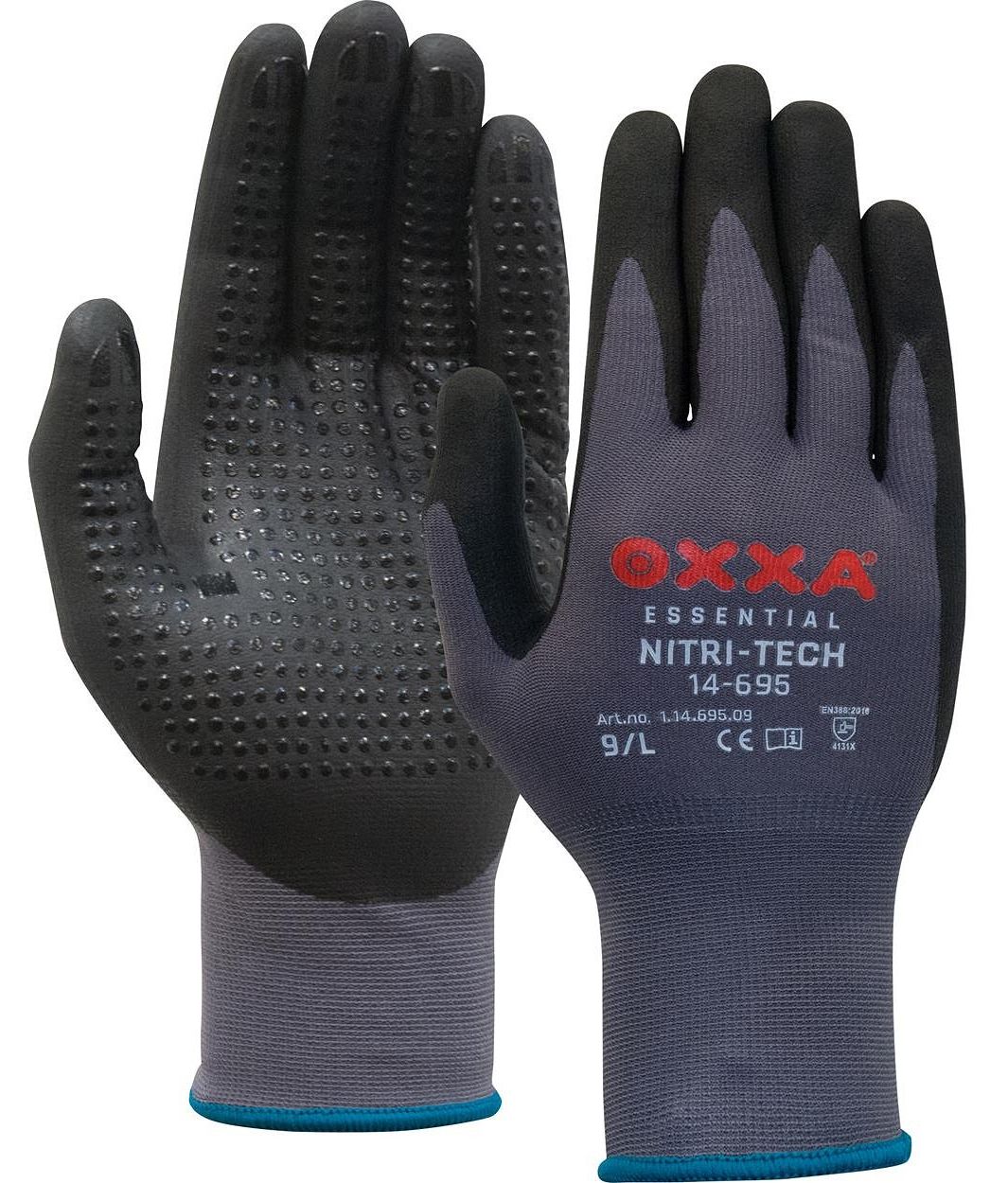 11469500_Z15_01 OXXA Nitri-Tech 14-695 Nitrilschaum Schutzhandschuhe mit Noppen