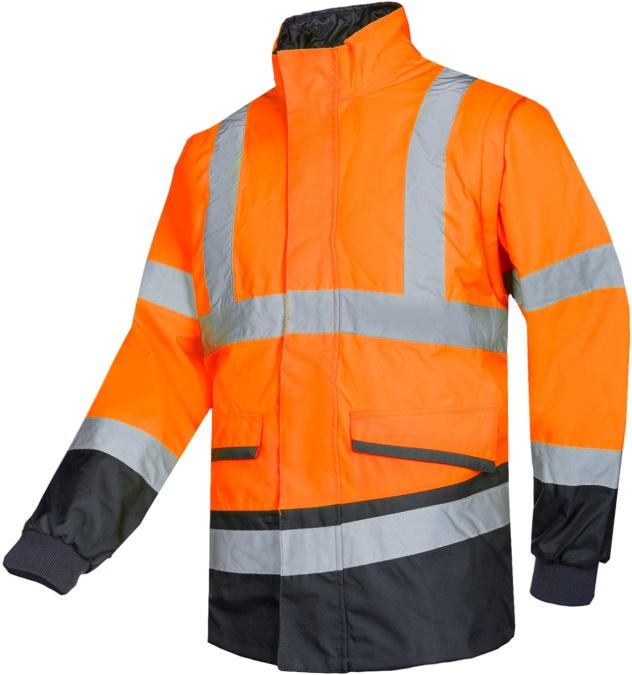 Sioen Malbro 347AN2ES3 Warnschutz-Blouson mit abnehmbaren Ärmeln