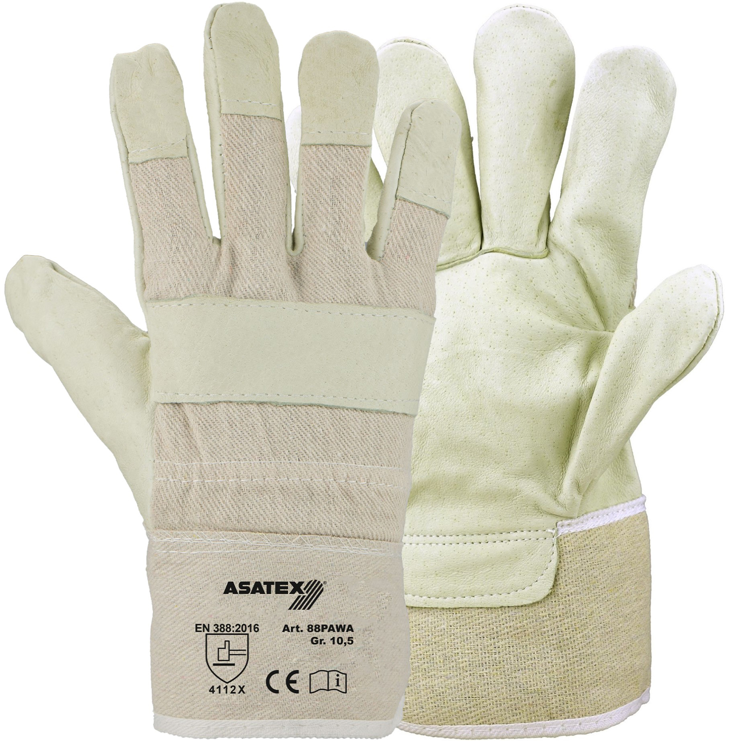 asatex-88pawa Asatex 88Pawa Schweinsnarbenleder-Schutzhandschuhe