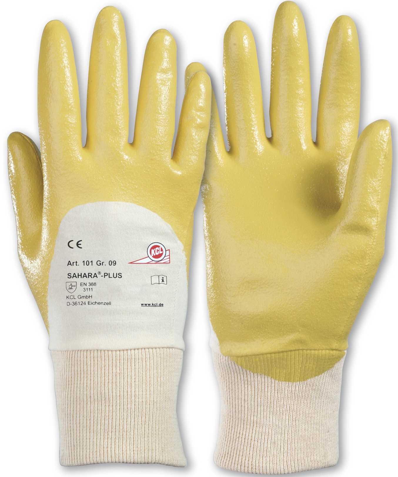 boe-101-1 KCL 101 Sahara plus Nitril Schutzhandschuhe teilbeschichtet