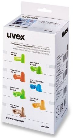 55599fc9933e024ce1008000ac116415bpcvPuBBSNCva uvex 2112118 hi-com-fit Gehörschutzstöpsel-Nachfüllbox - 300 Paar