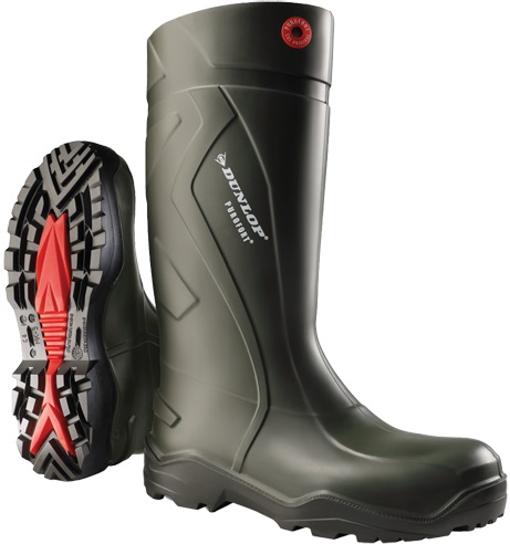 1908-1 Dunlop Purofort+ D760933 Stiefel O4 FO CI SRC grün