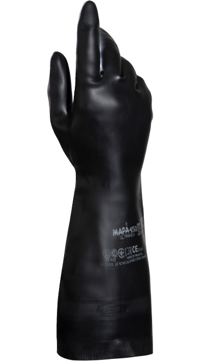 Mapa Technic 450 Neoprene Latex Chemical Protective Gloves