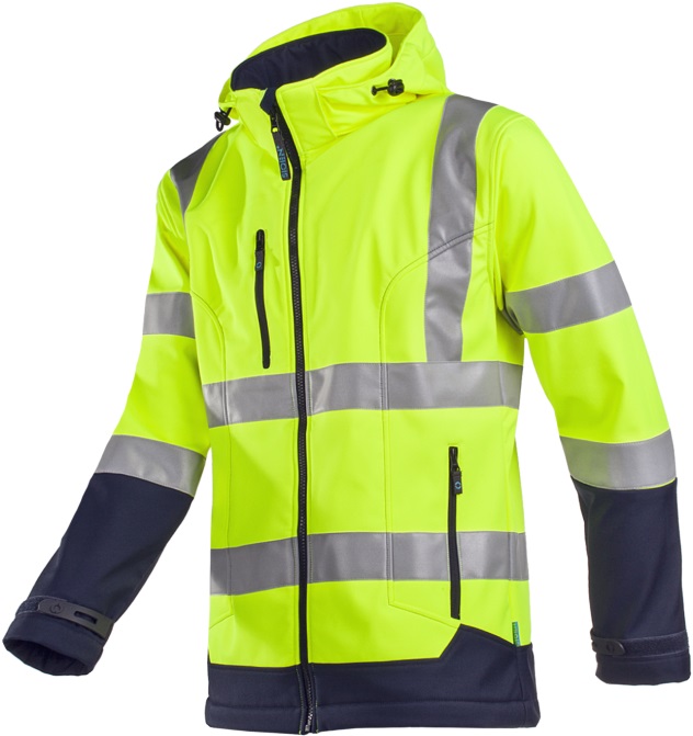 9933_803_A2_TU1_SIL Sioen Fuller 9933A2TU1 laminated warning protection softshell jacket