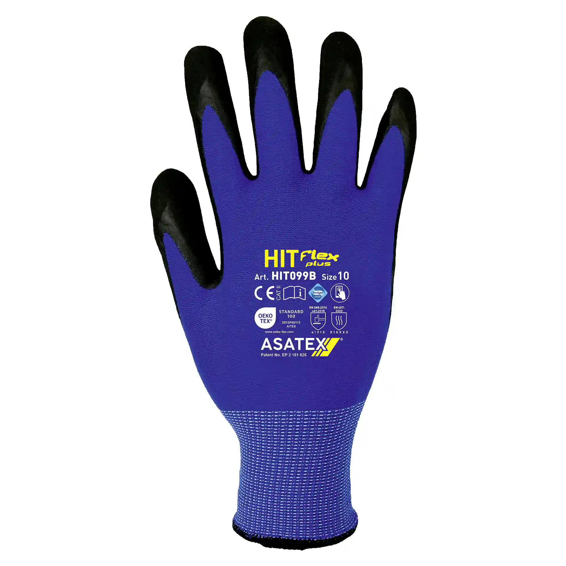 Asatex  Hit099B Nitrilschaum-Schutzhandschuhe