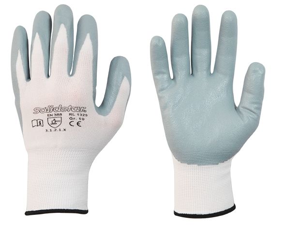 001329-1 Solidstar 1329 Nitrilschaum- Nylon Feinstrickhandschuhe