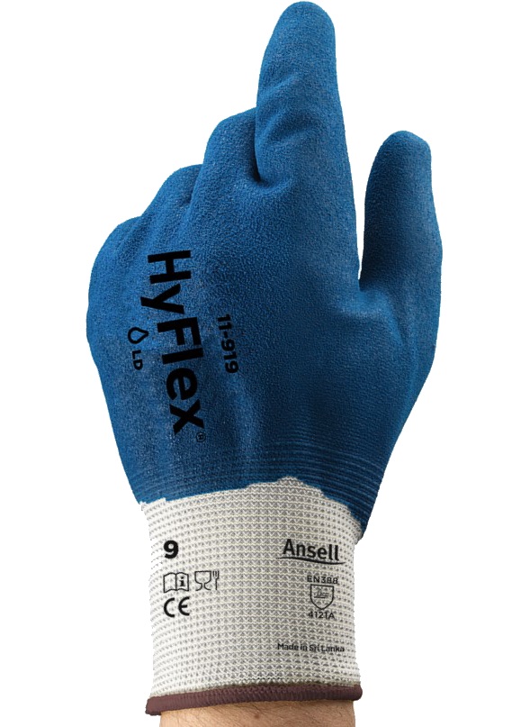 11-919 Ansell HyFlex 11-919 Nitril-Schutzhandschuhe vollbeschichtet