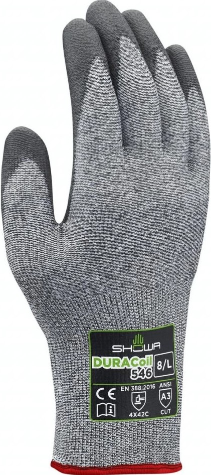546 SHOWA 546 Duracoil PU-Schnittschutzhandschuhe Level C