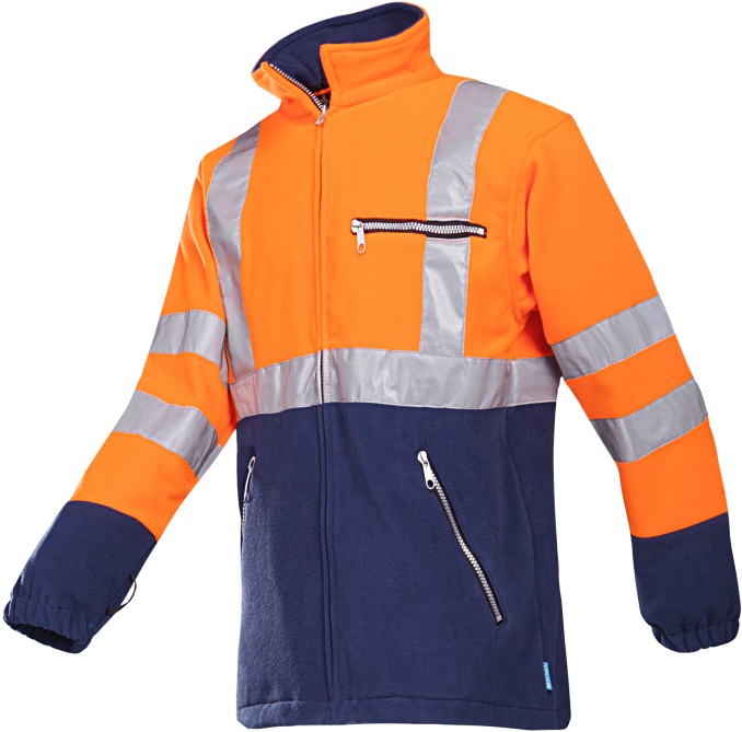 497Z_414_A2_T01_SIL Sioen Kingley 497ZA2T01 Warning fleece jacket