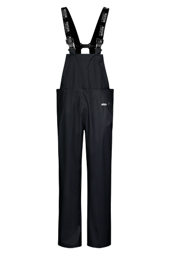 2oPWl_JQ Lyngsøe LR46 PU Allround Regen-Latzhose mit elastischen Hosenträgern