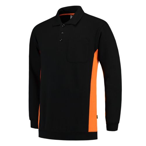 400ac7c0-79dd-4b1d-a841-73ef48ad9a27 Tricorp 302001 Sweatshirt Polokragen Bicolor Brusttasche 280 g/m² in 12 Farben