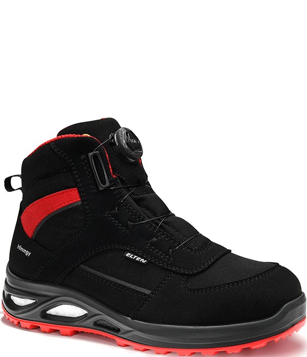 13d9XACHrz1NLSF Elten Hannah XXTL BOA 746561 Sicherheitsschuhe black-red Mid ESD S3