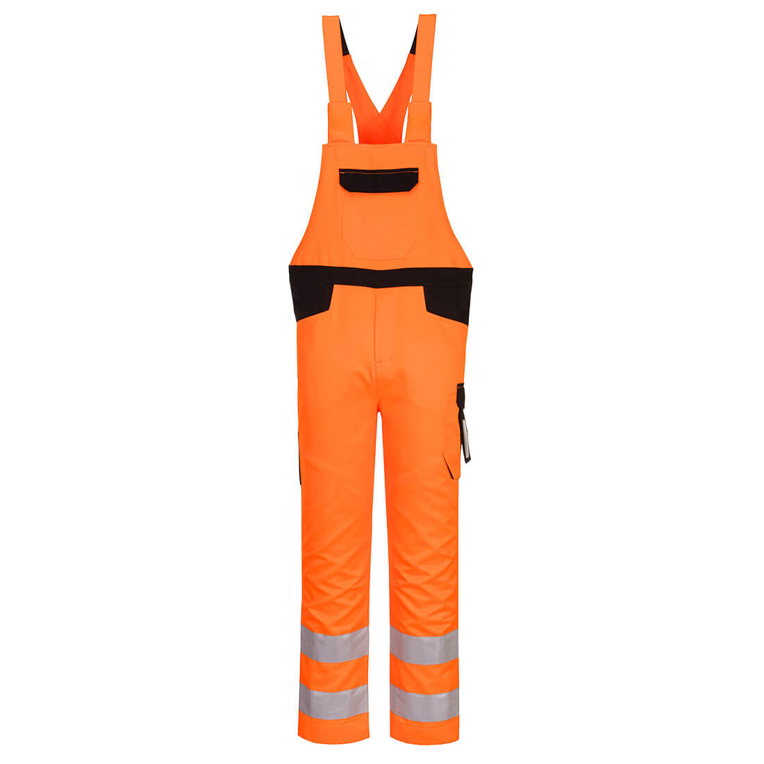Portwest PW244 - PW2 Warnschutz-Latzhose Klasse 2