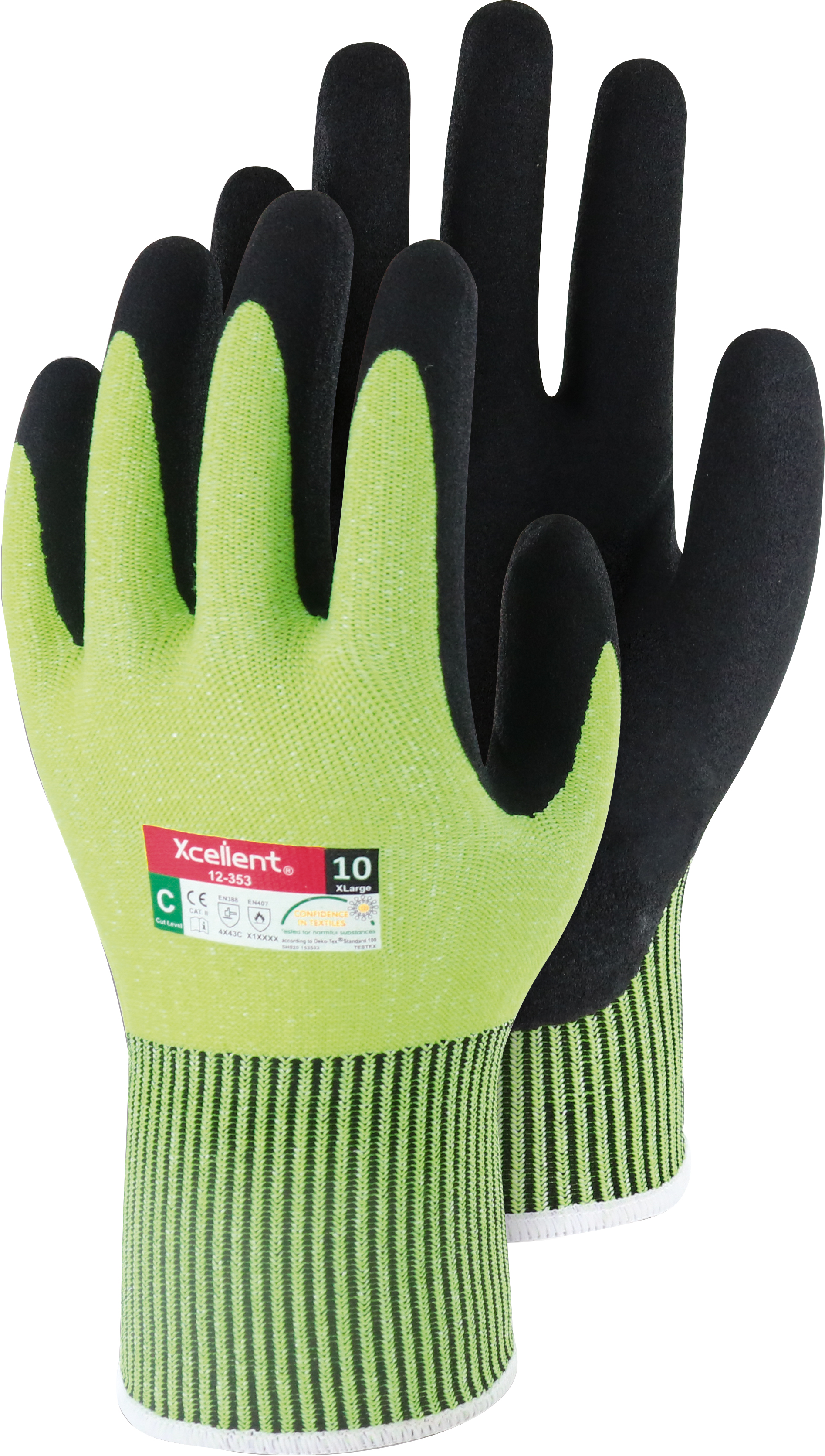 Triuso Xcellent XC12353 Nitril-Schnittschutzhandschuhe Level C