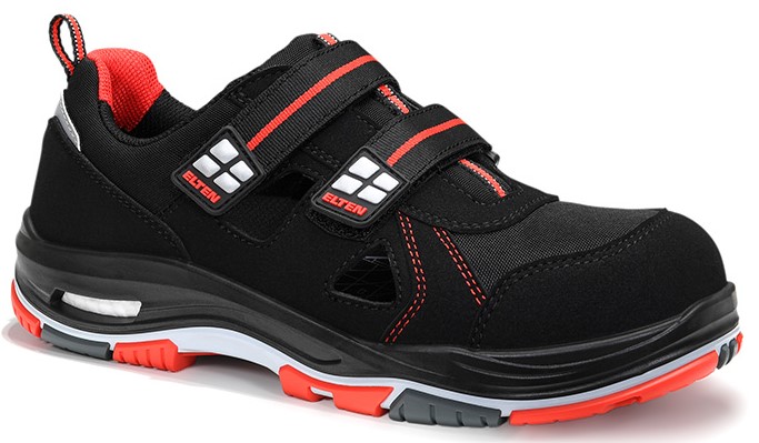 1Sckch7yFexRnL Elten Ian XXTP 711310 Sicherheitssandalen Easy ESD S1 black-red