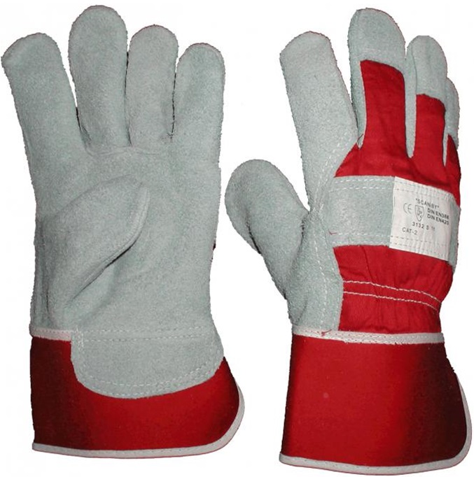 Super Worker NO R Scaniby Rindspaltleder-Schutzhandschuhe