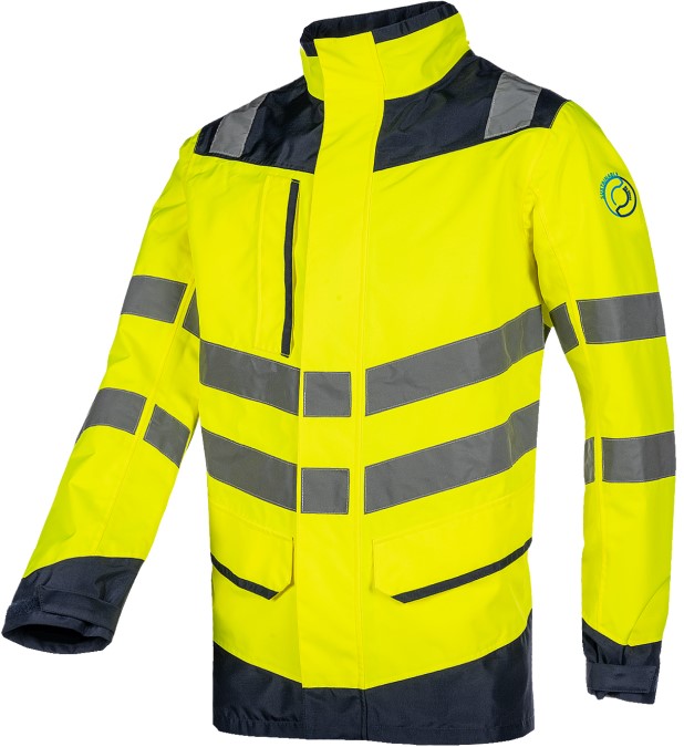Sioen Birkum 682AA2L2R ECO Warnschutz Regenjacke
