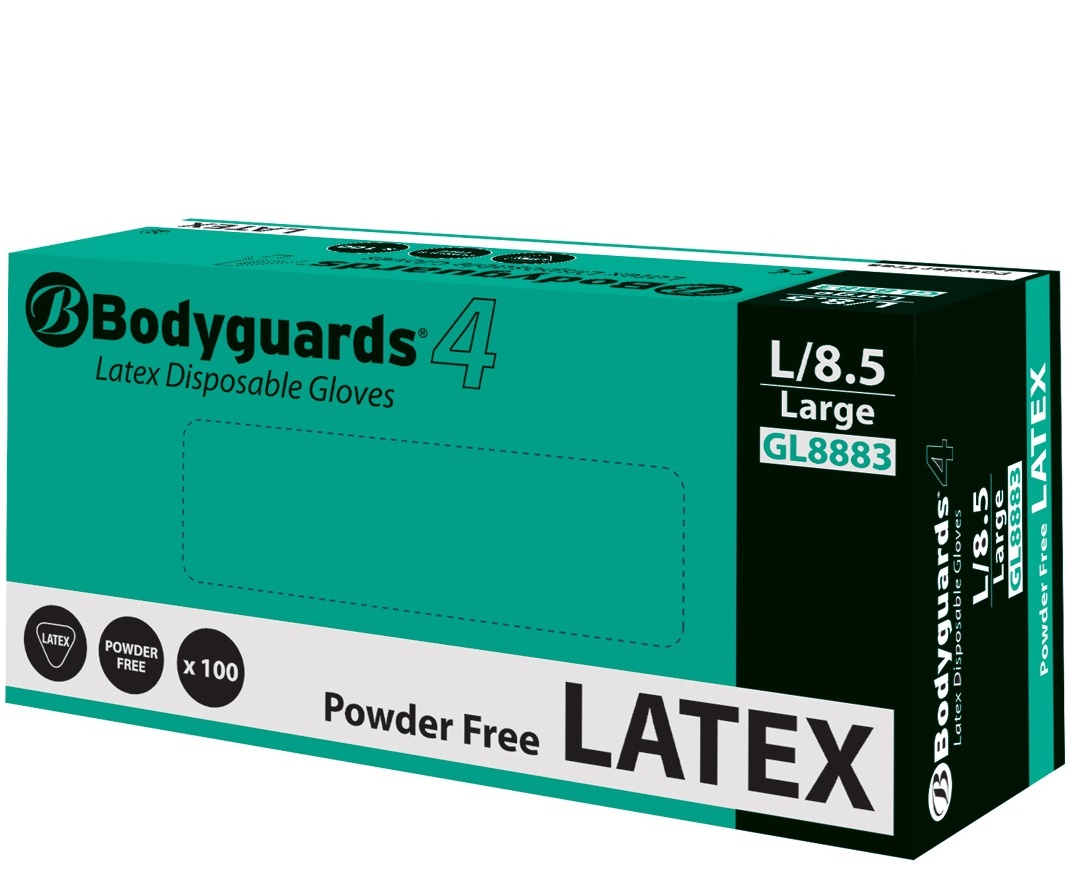 gl888-1 Polyco GL888 Latex PF Einwegschutzhandschuhe