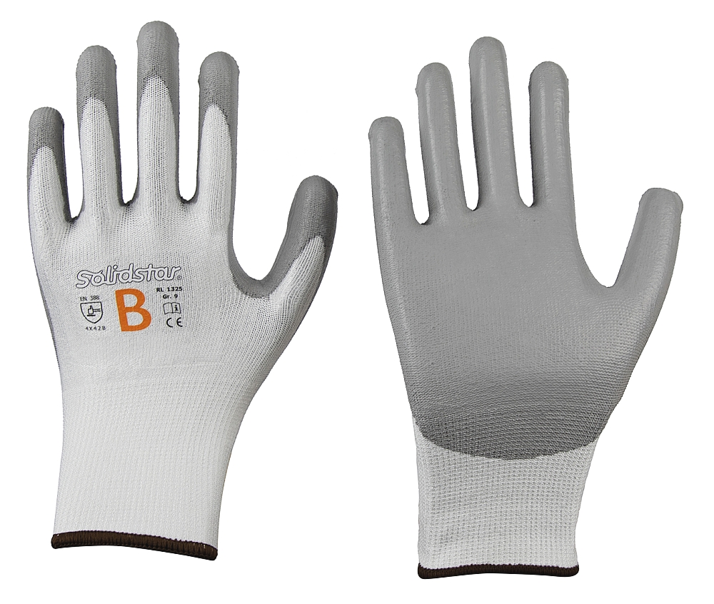 001325-1 Solidstar 1325 PU-Schnittschutzhandschuhe Level B