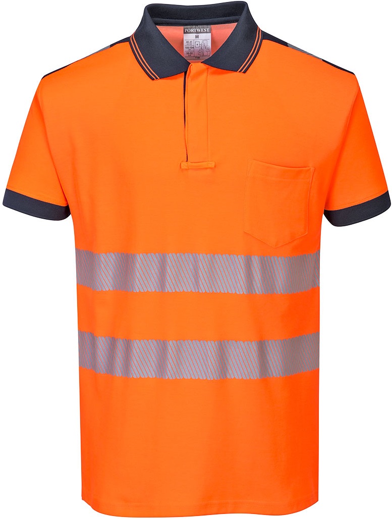 PW-T180ONRS - light orange-navy PW-T180ONRS - light orange-navy