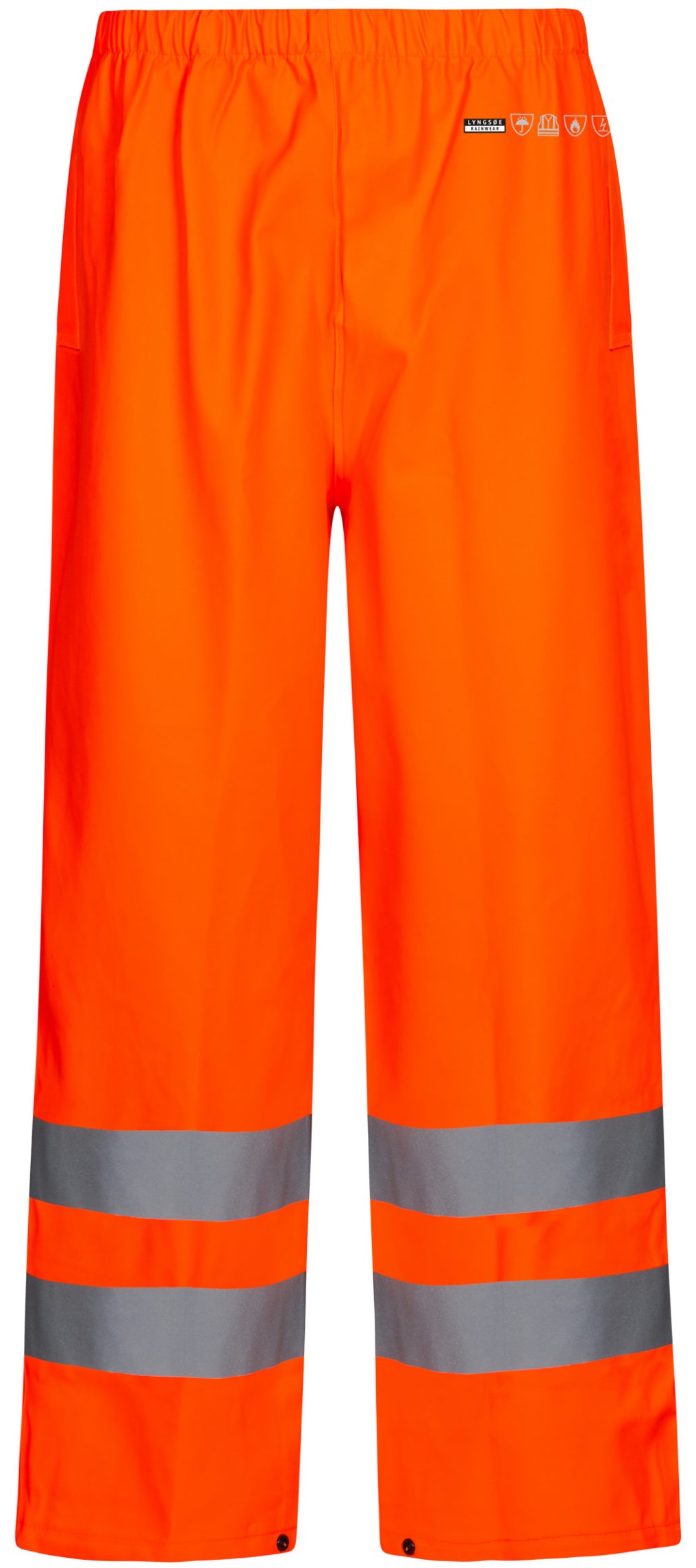 Lyngsøe FR-LR252 heavy duty flame retardant high visibility rain pants