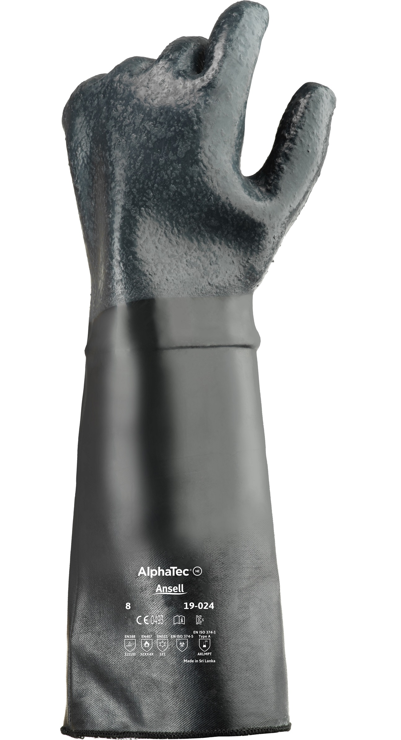 19-024 Ansell AlphaTec 19-024 Neopren-Chemikalienschutzhandschuhe
