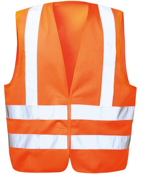 22682-1 wicaTex 22682 Karl Warnschutz-Weste leuchtorange