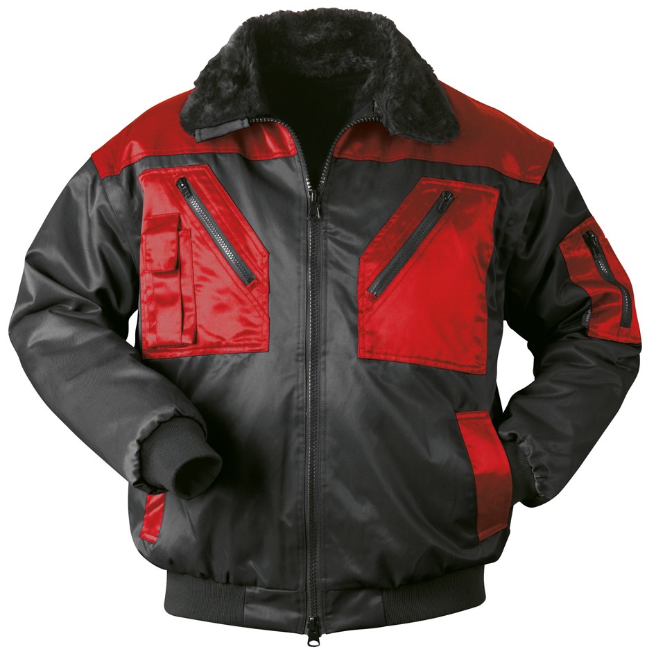 1LuPF7GzJqD0cp Norway Levanger 23619 Pilotjacke schwarz-rot