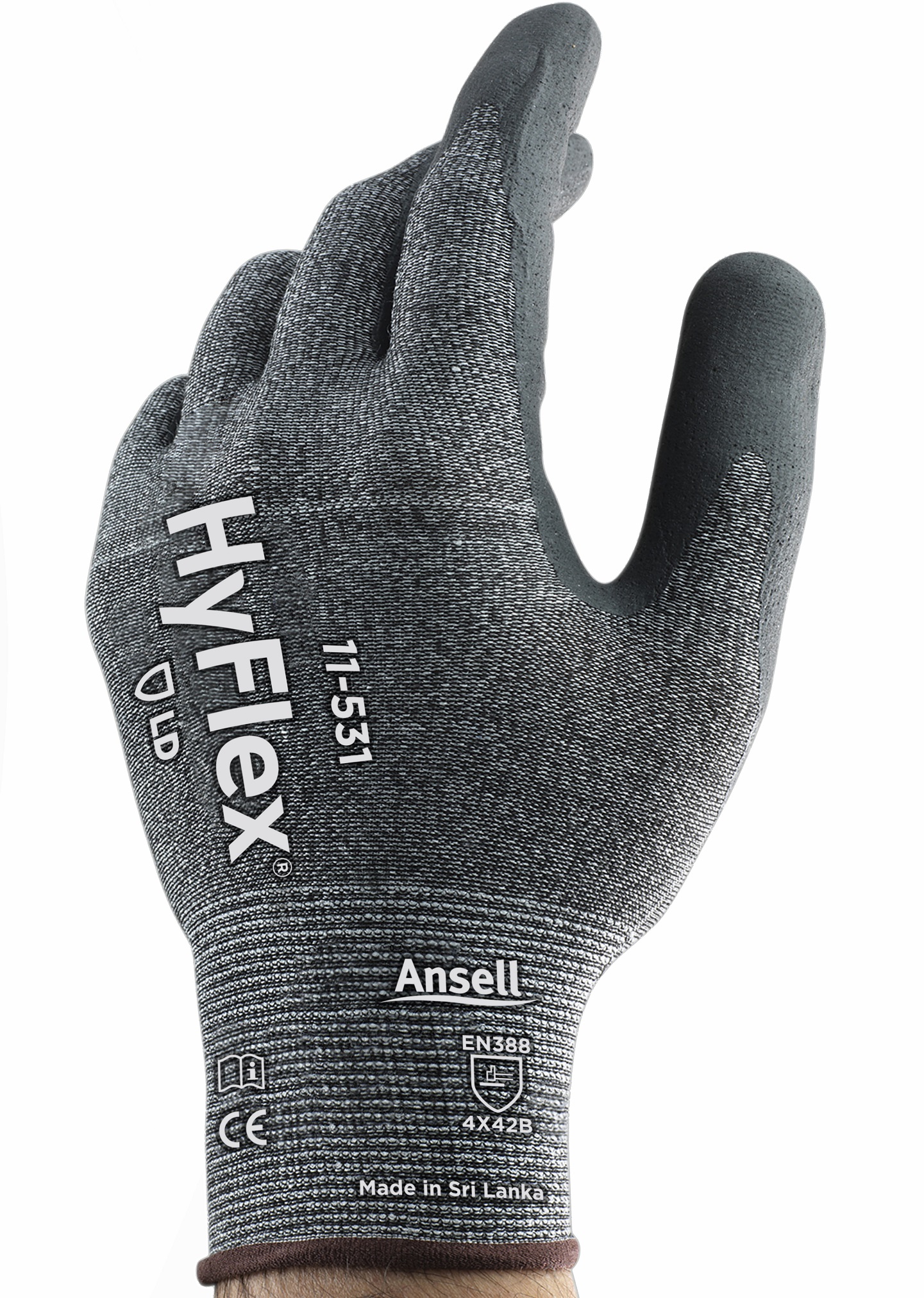 11-531 Ansell HyFlex 11-531 Nitril-Schnittschutzhandschuhe Level B