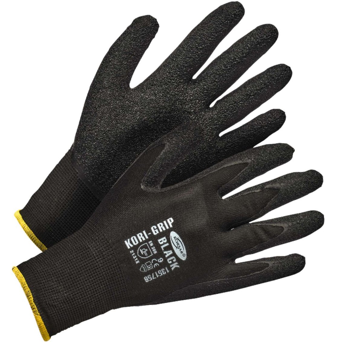 Corsair Kori-Grip Black Latex protective gloves