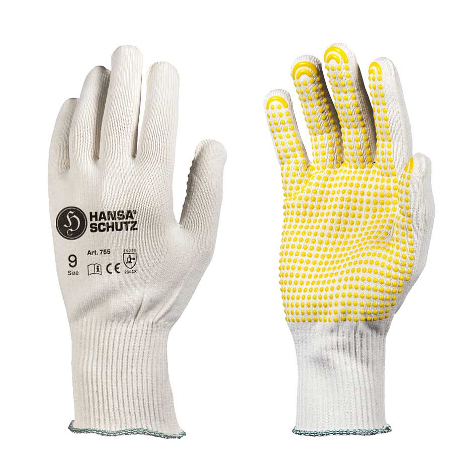 755 HansaTec 755 Dotted Glove with studs