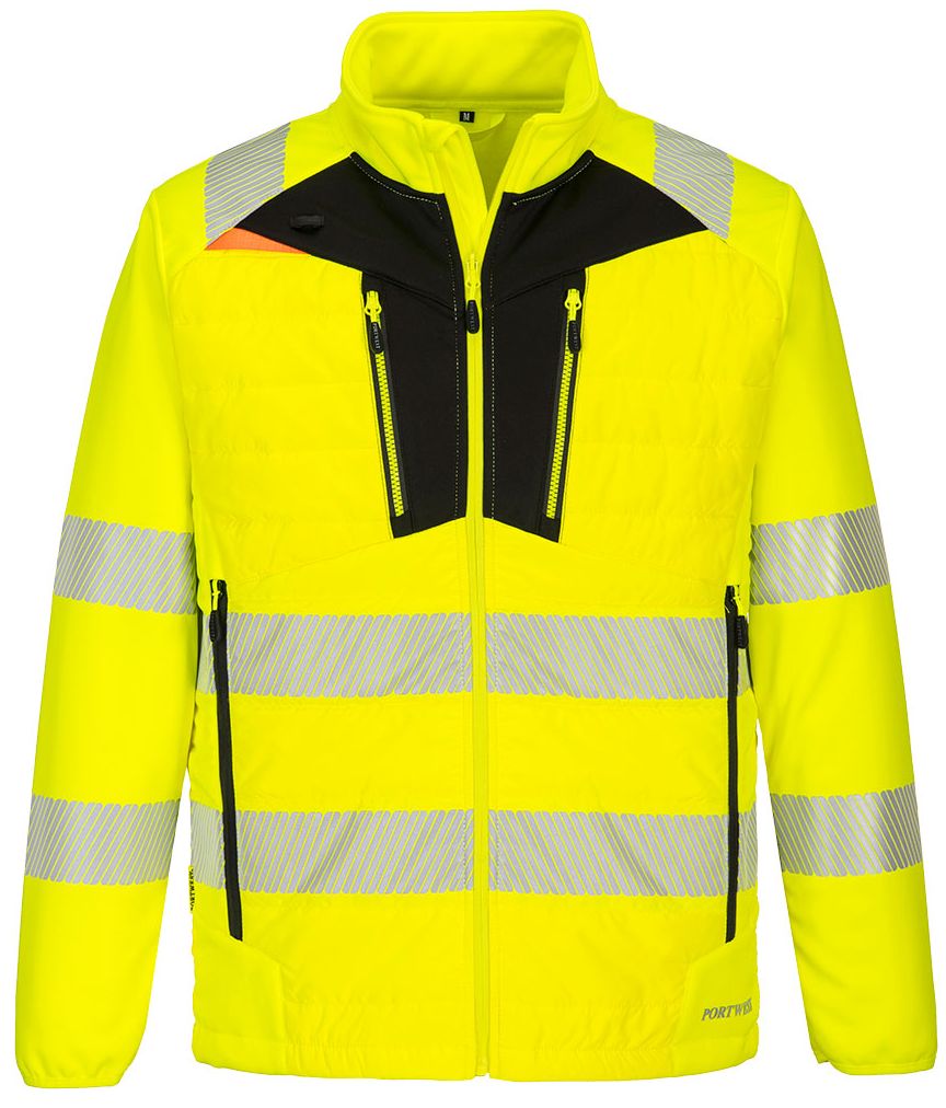 DX473YBR Portwest DX473 - DX4 Warnschutz-Hybrid Steppjacke