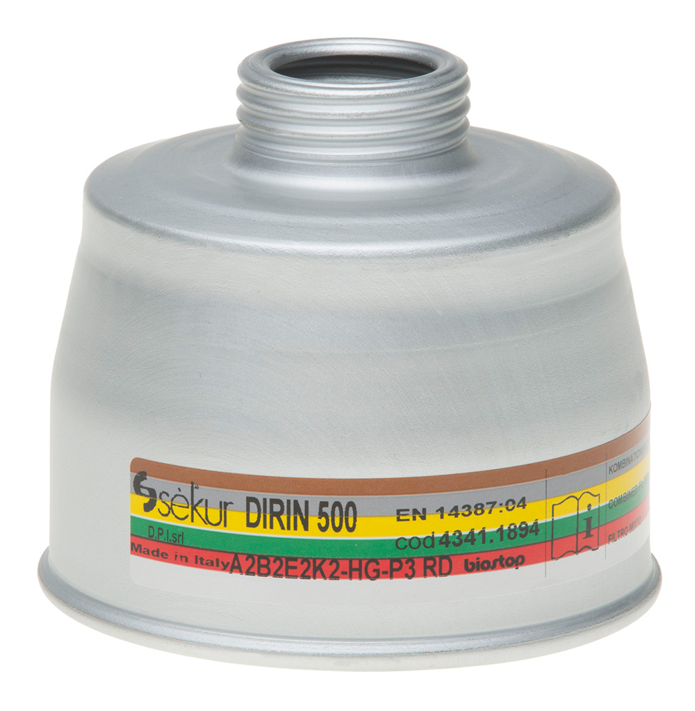 322682_a Ekastu Mehrbereichs-Kombifilter DIRIN 500 A2 B2 E2 K2 Hg-P3R D