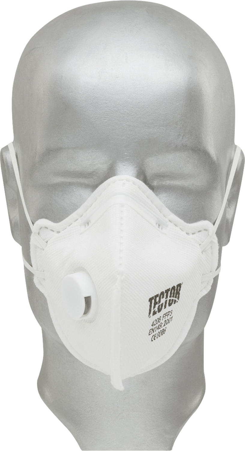 Tector 4206 P3/V Fine dust - Folding mask FFP3 with exhalation valve