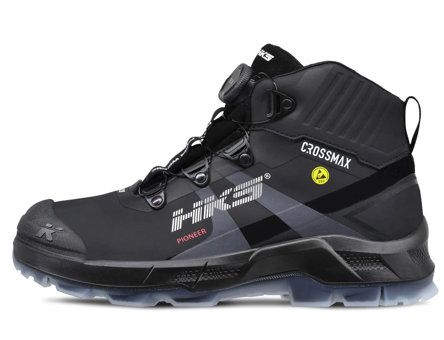 13tw0H3I6dJkBT HKS 834082 Crossmax Pioneer Black BOA S3S-Halbstiefel