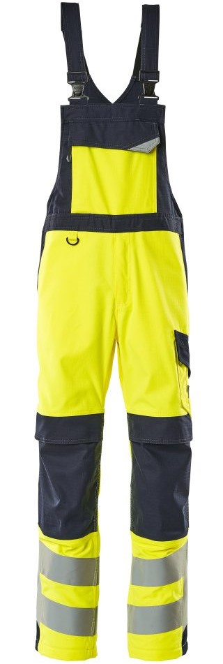 13869-216-17010_P01_1000pxWeb Mascot DAVOS 13869-216 High visibility dungarees with knee pockets