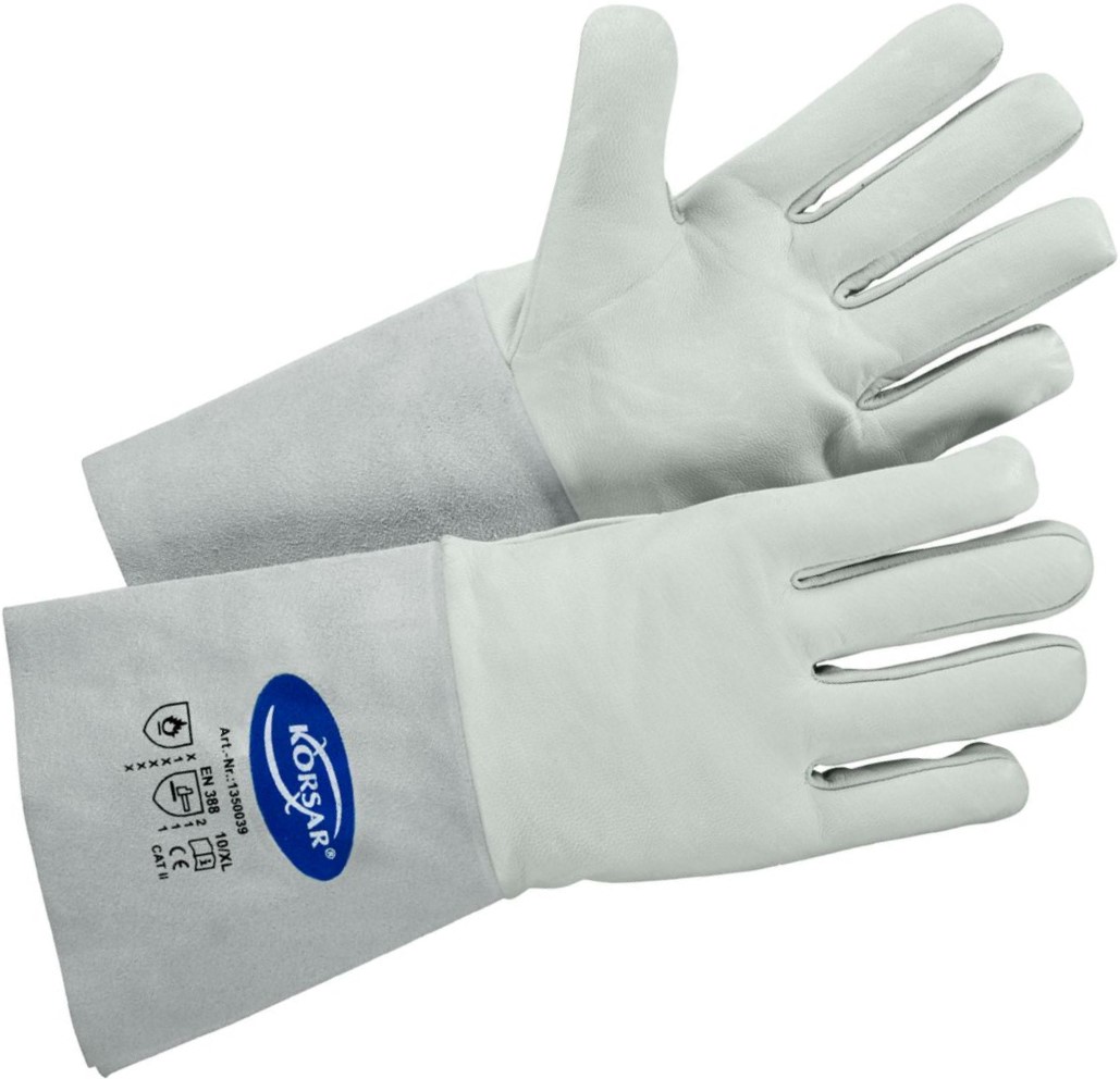 100_42631 Korsar Argon Schweißerhandschuhe aus Schafsnappaleder