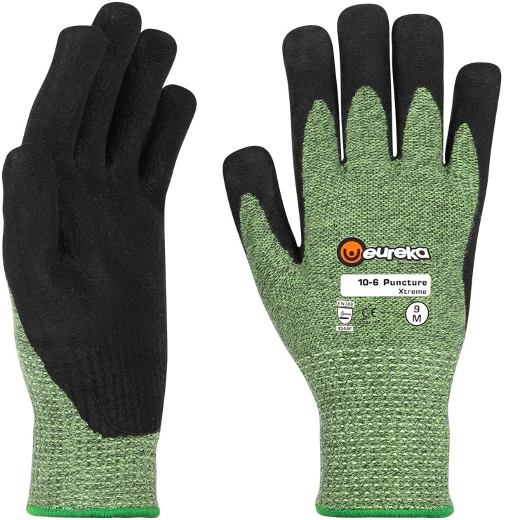 10-6px-1 eureka 10-6 Puncture Xtreme Schnittschutzhandschuhe Level F