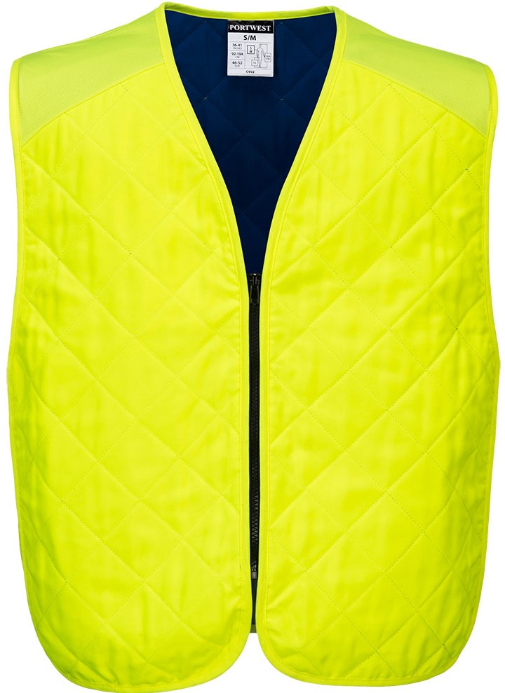 CV09YER Portwest CV09 Cooling Evaporative Vest Yellow