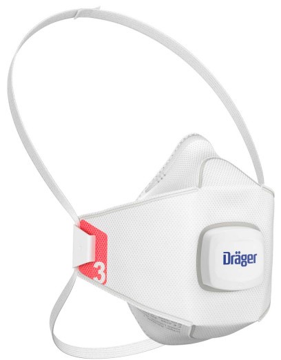 1d0Mt0ujz9x3d3 Dräger X-plore 1930 V FFP3 Atemschutzmaske mit Ventil 3951935/3951936