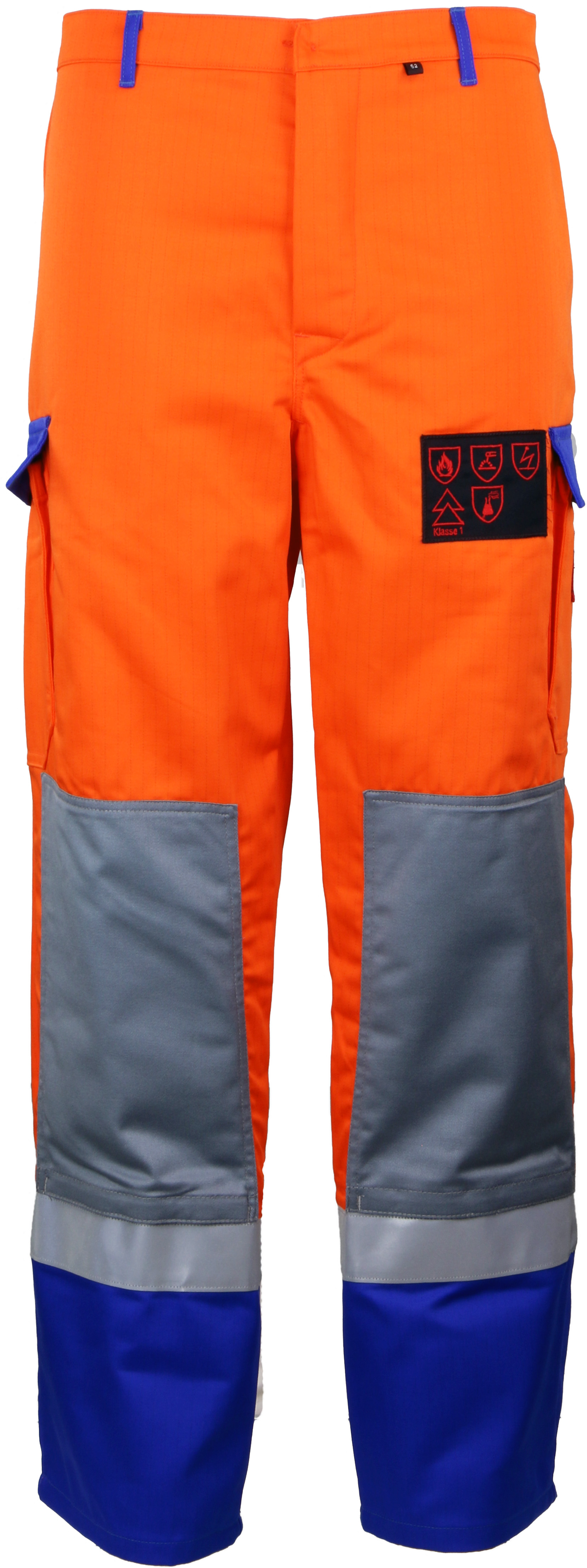 da7525ho08p_1 Asatex DA7525HO08P Multinorm-Bundhose orange-blau