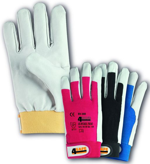 h1m 4Safe H1M Exceltec Schutzhandschuhe aus Nappaleder
