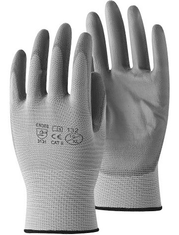 Work Power Grau Star PU-Schutzhandschuhe