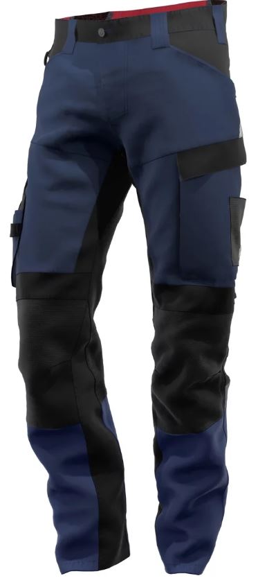 1818-565-nachtblau BP 1818-565 Hybrid-Arbeitshose mit Kniepolstertaschen