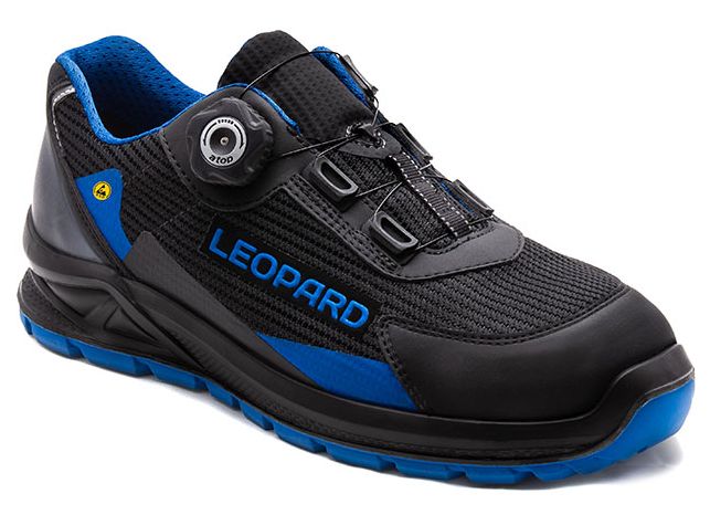 AE0408 Leopard AE0408 Halbschuh S1 schwarz blau