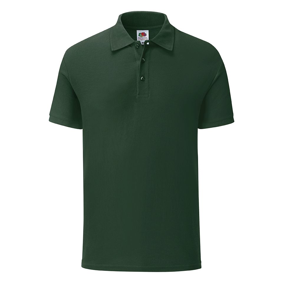 63-042-38_Bottle_Green_front_RGB_Lores Fruit of The Loom 65/35 Tailored Fit Polo in 13 Farben