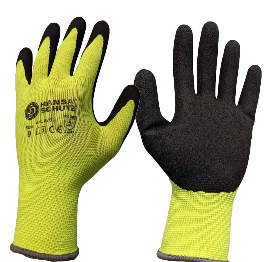 8731Y6ZUcjeRwOVMC HansaTec 8731 Latex foam gloves semi-coated