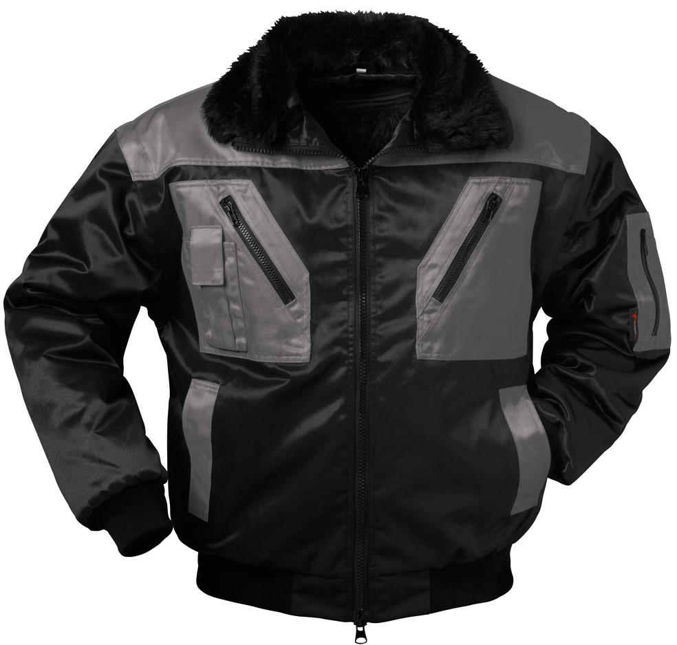 1QMxp3nUVFFHgR Norway Askim 23625 Pilotjacke schwarz-grau
