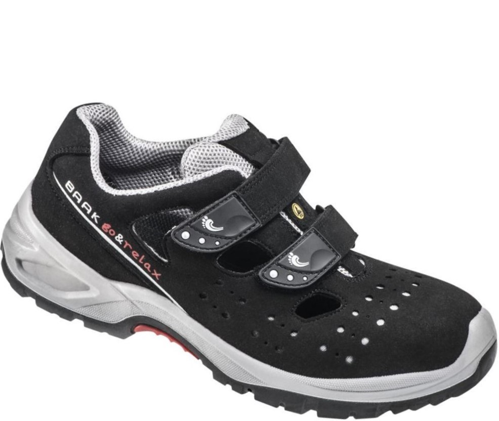 7227-N Baak 7227-N Hardy Sandalen S1P SRC ESD Weite 11 schwarz-grau